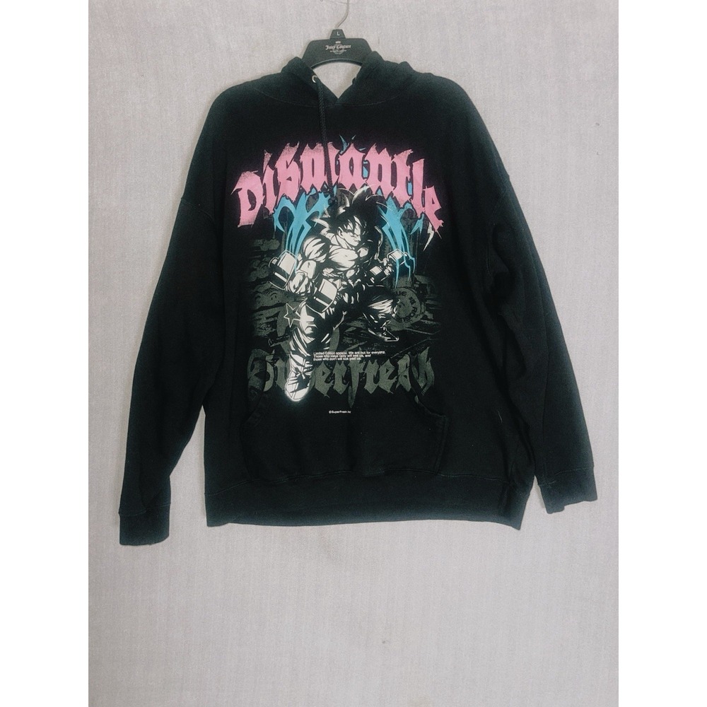 SuperFresh Hoodie "Dismantle" Hoodie Size 2xl Rare Black Anime  super fresh